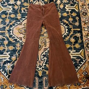Worn Once We The Free Bell Legged Corduroy Pants.